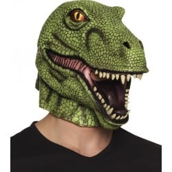 Masque visage latex T-rex