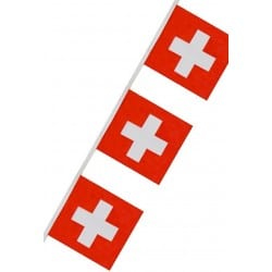 Guirlande Fanions Suisse 5m