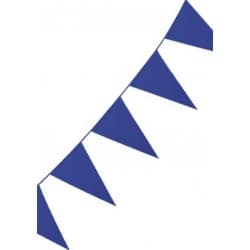 Guirlande de Fanions bleu 10 m