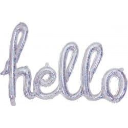 Ballons alu Lettres -Hello-...