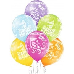 6 Ballons Ø 30cm Birthday Boy