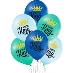 6 Ballons Ø 30cm Little King