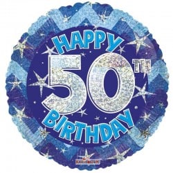 Ballon alu 50 ans Happy...