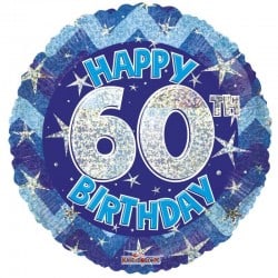 Ballon alu 60 ans Happy...