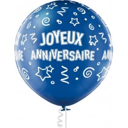 1 Ballon Ø 60cm bleu Joyeux...