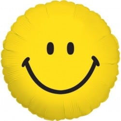 Ballon alu Smiley 38cm