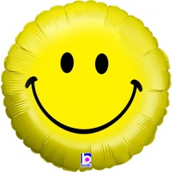 Ballon alu Smiley 38cm
