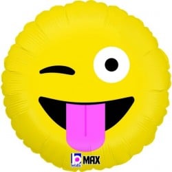 Ballon alu Emoji Wacky 38cm