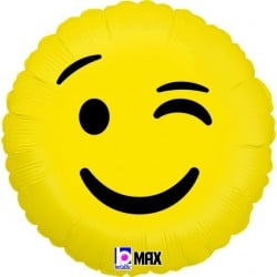 Ballon alu Emoji Wink 38cm