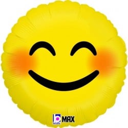 Ballon alu Emoji Smiley 38cm