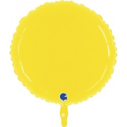 Ballon alu rond néon jaune...