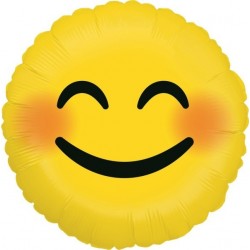 Ballon alu 35cm Emoji Smiley