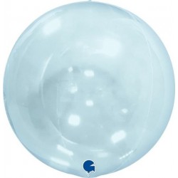 Ballon alu 3D rond bleu...