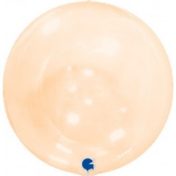 Ballon alu 3D rond orange...