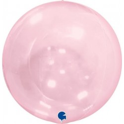 Ballon alu 3D rond rose...