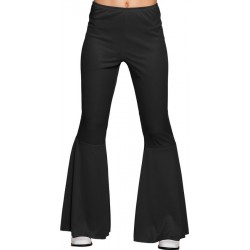 Pantalon flare noir stretch